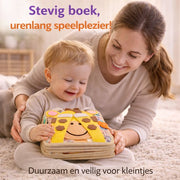 Montessori Activiteitenboekje Giraffe - Sensorisch Speelgoed - Extra Dik - Busy Board - Educatief Speelgoed - Montessori - Speelgoed - Inclusief Tas - Leeftijd 2 tot 7 Jaar