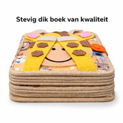 Montessori Activiteitenboekje Giraffe - Sensorisch Speelgoed - Extra Dik - Busy Board - Educatief Speelgoed - Montessori - Speelgoed - Inclusief Tas - Leeftijd 2 tot 7 Jaar