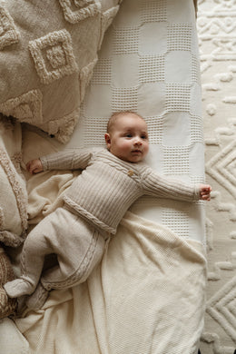 Bruin baby pakje 3 delig setje