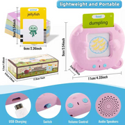 Flitskaarten Educatieve Tablet Met 224 Kaarten: Engelse Woorden