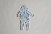 3 delig baby setje blauw herfst/winter