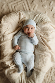 3 delig baby setje blauw herfst/winter